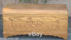 Blanket Cedar Chest Kit Do-It-Yourself Woodworking Solid Wood Trunk DIY Hope