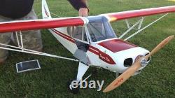 108 wingspan Piper PA-18 Super Cub R/c Plane short kit/semi kit and plans
