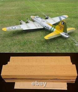 125 Ws B-17 FLYING FORTRESS R/c Plane short kit/partial kit & plans PLEASE READ