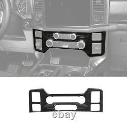 12x Interior Center Console Dash Cover Trim Kit For Ford F150 2021+ Black Wood