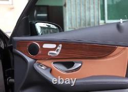14PCS Peach wood grain Interior Kit Cover Trim For Benz C-Class C200L 2020-2021
