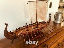 150 Wooden Viking Ship Sailing Boat Unassembled Model Building DIY Kit