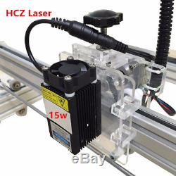 15W CNC Laser Engraver Metal Marking Machine Wood Cutter BIG 100x100cm DIY Kit