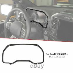 15pcs Full Set Interior Dashboard Cover Trim Kit For F150 2021+ Black Wood Grain