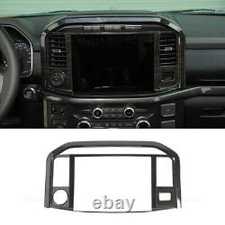 15x Black Wood Center Console Steering Wheel Cover Trim Kit For Ford F150 2021+