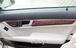16PCS Agate wood grain Interior decoration kit For Mercedes Benz C200 2011-2013