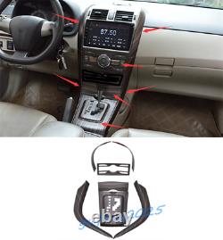 16PCS Peach Wood Grain Car Interior Kit Cover Trim For Toyota Corolla 2007-2013