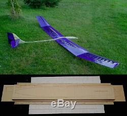 174 wing span Sagitta XC R/c Glider short kit/semi kit and plans