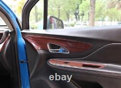 17PCS Peach wood grain Car Interior Kit Cover Trim For Buick Encore 2013-2015