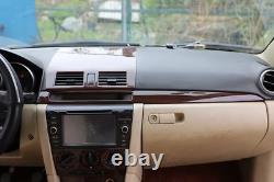 17PCS Peach wood grain Car Interior Kit Cover Trim For Mazda 3 2006-2012