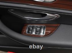 18PCS Peach Wood Grain Car Interior Kit Cover Trim For Benz E CLASS W213 16-19