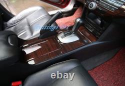 18PCS Peach Wood Grain Car Interior Kit Cover Trim For Honda Accord 2008-2013