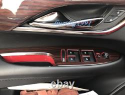 18PCS Wood Grain Style Car Interior Kit Cover Trim For Cadillac ATS ATS-L 14-17