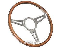 1964 1967 Ford Mustang Shelby Style Steering Wheel Kit Cobra Emblem