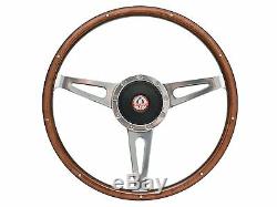 1964 1967 Ford Mustang Shelby Style Steering Wheel Kit GT-350 Emblem