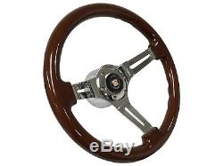 1969 1989 Cadillac S6 Sport Wood Steering Wheel Mahogany Kit