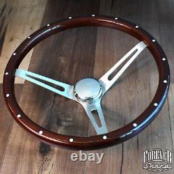 1969+ Chevrolet Wood Aluminum Steering Wheel with Installation Kit