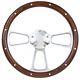 1970 -1977 Ford F100 F150 F250 F350 & Bronco Wood and Billet Steering Wheel Kit