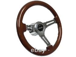 1970 1988 Monte Carlo S6 Sport Mahogany Finish Wood Steering Wheel Covert Kit