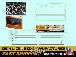 1976 1977 1978 1979 Dodge Warlock Truck Interior & Wood Rack Stripes Decals Kit