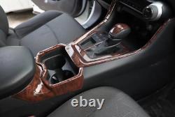 19PCS Agate wood grain Car Interior Kit Cover Trim For Toyota RAV4 2020-2024