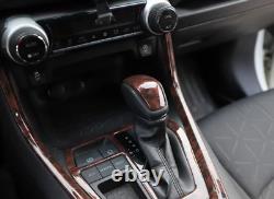 19PCS Agate wood grain Car Interior Kit Cover Trim For Toyota RAV4 2020-2024