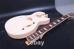 1Set Guitar Kit Mahogany Wood Guitar Body Guitar Neck 22fret Semi Hollow Body