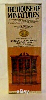 1/12 Chippendale Breakfront Kit #40048 House Of Miniatures New Factory Sealed