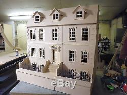 1/12 scale Dolls House Dalton House 3ft wide with Basement KIT by DHD