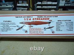 1/2A Streaker RC Model Airplane Rdio Control Kit For COX. 049.051 Engines
