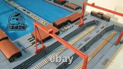 1/700 Cross-arch/River Bridge Scene Platform DIY Wooden Assembly Model Kit
