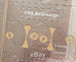 1/96 USS Kearsarge Wood Deck (fits Revell kit) by Scaledecks. Com