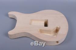 1set electric guitar Kit Guitar neck Body Solid Wood 24 fret 24.75 Guitar parts