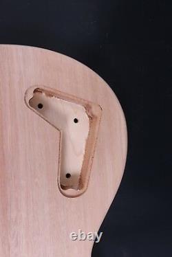 1set guitar Kit 22 fret Guitar neck 24.75inch Body Maple Mahogany Wood Set in