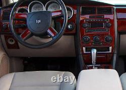 2005 06 07 Dodge Charger Magnum Sxt Se R/t Fit New Auto Wood Dash Trim Kit 58pcs
