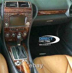 2005-2008 Mercedes Benz SLK R171 Wood Grain Dash Trim Kit