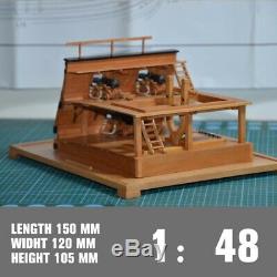 2019 New Le Fleuron Scale 148 Deck Battle Station Pear Wood Wood Model Ship Kit
