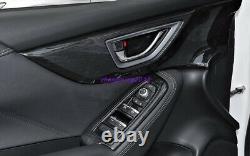 21PCS Black wood grain Interior decoration kit For Subaru Forester 2019-2021