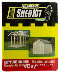 2x4 Basics 90192 Shed Kit, Peak Style Roof