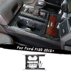 33pc Black Wood Grain Interior Decoration Cover Trim Kit For Ford F150 2015-2020