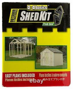 39-Piece Connector Bracket Kit with Assembly Instructions for Easy Shed Building