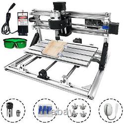 3 Axis CNC Router Kit 3018 500MW For Wood USB Port Injection Molding Material