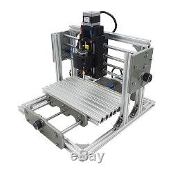 3 Axis DIY CNC Router Kit Engraving Milllng Machine for Metal Wood+500mW Laser
