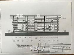 45.93 ft x 48.23 ft 2821sq ft Log Cabin Kit 2 Story Wooden Guest House / Home