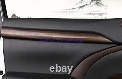 46PCS Peach wood grain Interior trim kit For Toyota Highlander 2015-2019