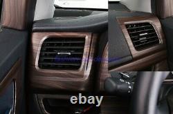 46PCS Peach wood grain Interior trim kit For Toyota Highlander 2015-2019