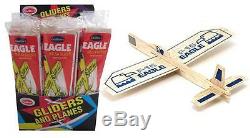 48 EAGLE F-15 Balsa wood Air Plane glider GUILLOWS Jet model kit #26 USA New