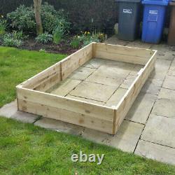 4ft x 8ft x 12 High Raised Bed FSC Timber with FREE Irrigation System Kit Grow