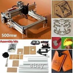 500MW DC 12V DIY Mini Laser Engraving Cutting Machine Desktop Printer Kit