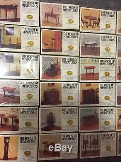 51 House of Miniatures Vintage Dollhouse Furniture Kits NEW IN BOX Lot SEALED